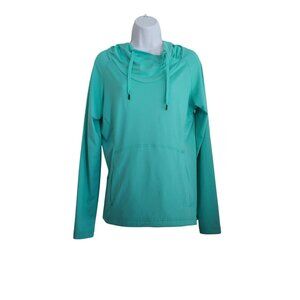 Arc'teryx Teal Varana Womens Pullover Activewear Athleisure M Cowl Neck Pockets